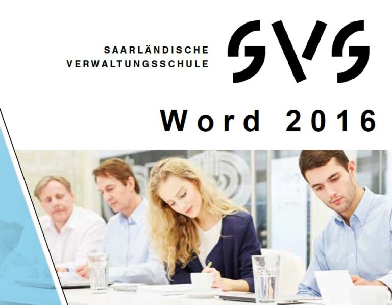 Saarländische Verwaltungsschule – Word